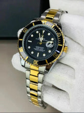 Rolex watch luxury stainless steel black