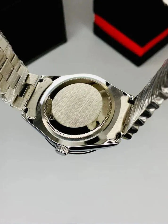 Rolex watch luxury stainless steel black