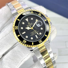 Rolex watch luxury stainless steel black