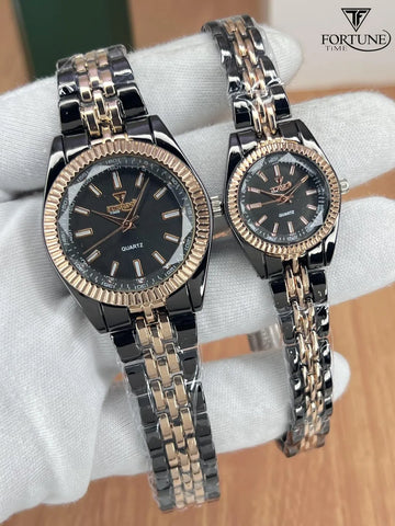 Stylish unisex watch couple