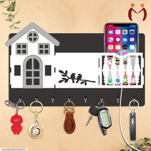 Sweet home with sparrow key with mobile holder