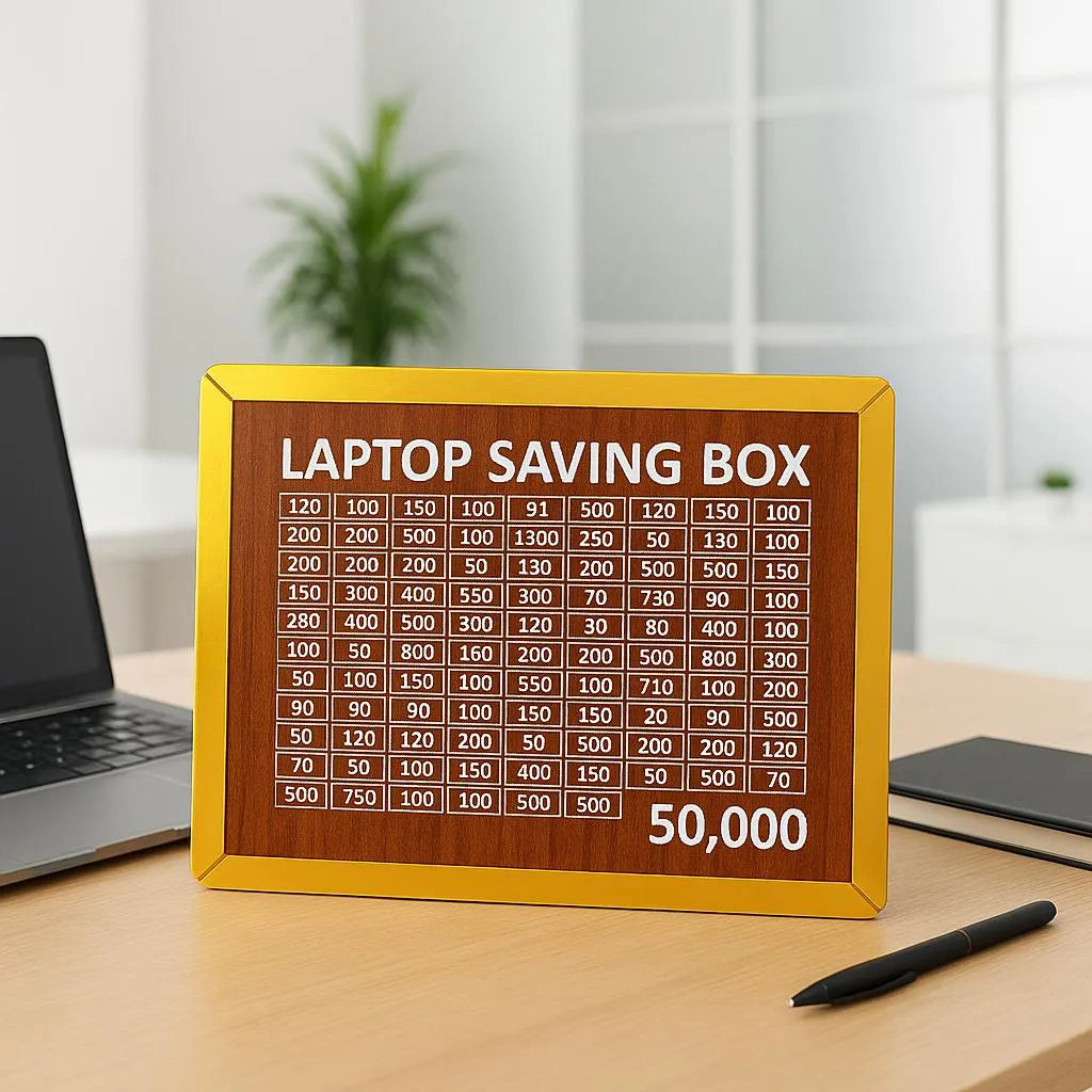 Laptop saving box money