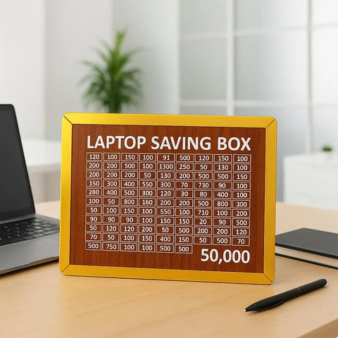 Laptop saving box money