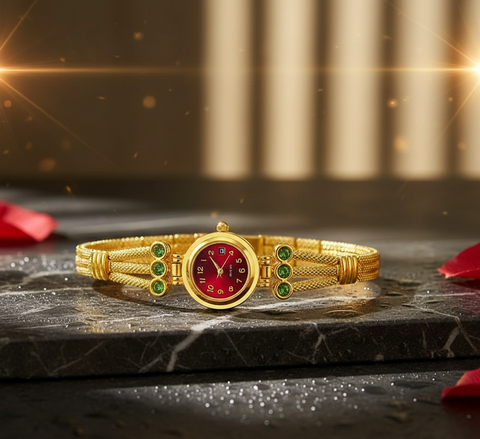 Buckly strip watch elegent desing woman watch