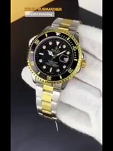Rolex watch luxury stainless steel black